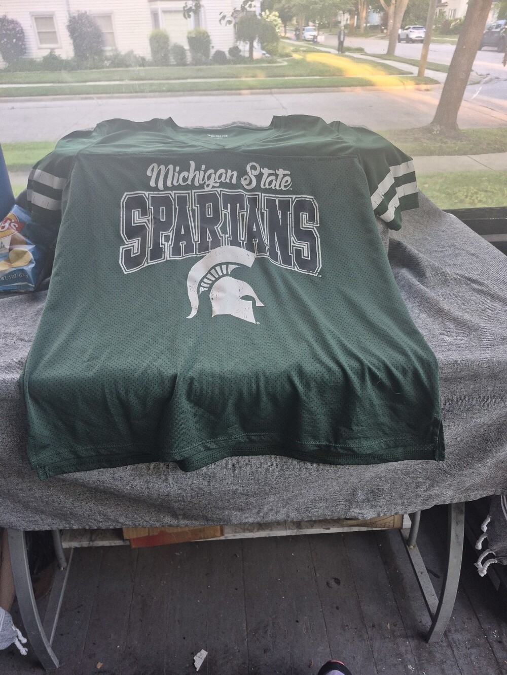 Green Fan Jersey Tee
